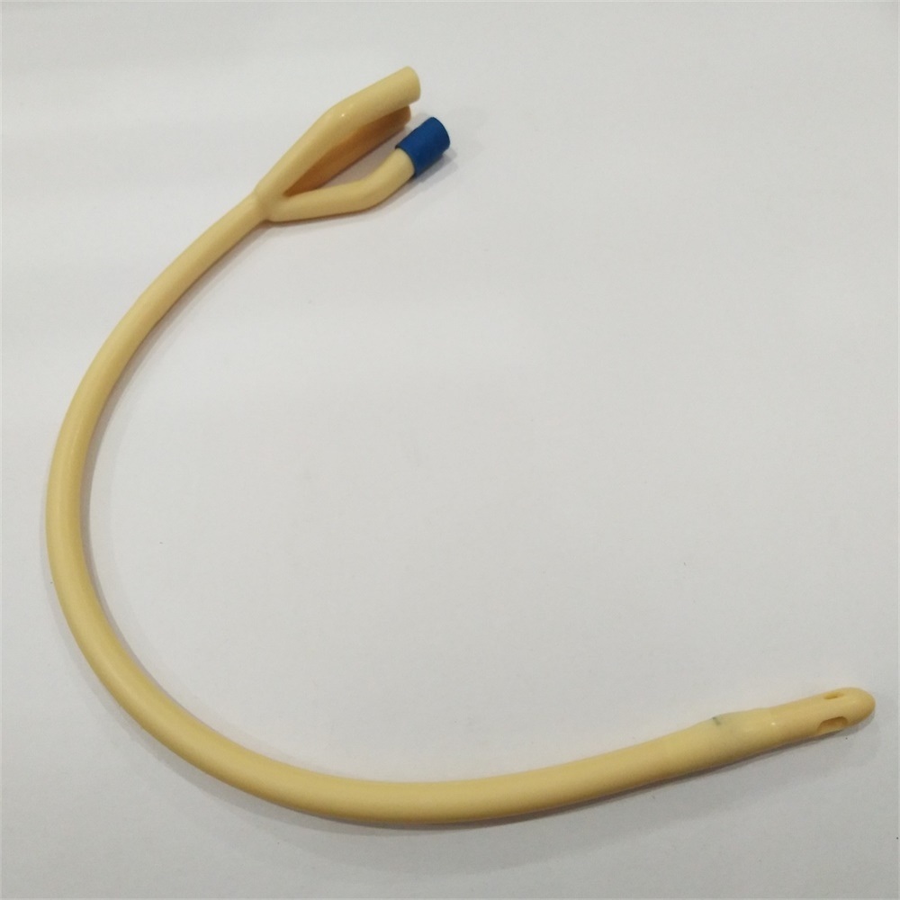 Disposable 3 Ways Latex Foley Catheter with Balloon