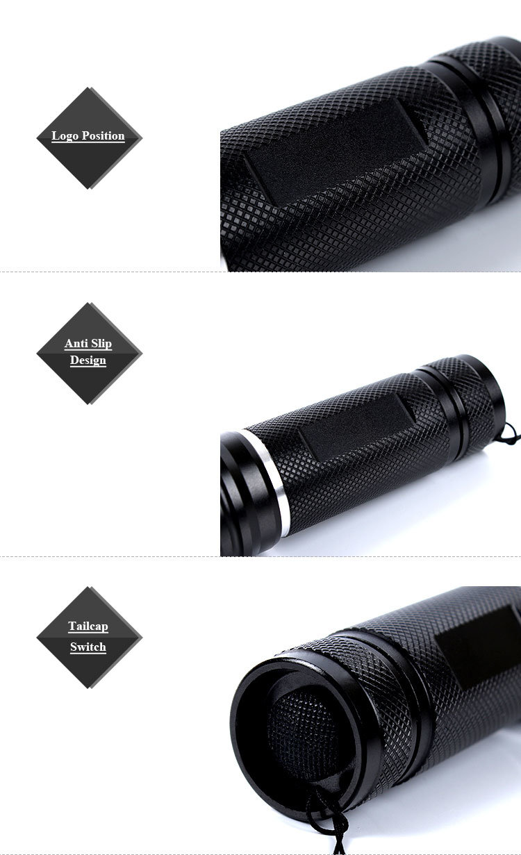 Best Portable Energy Zoomable LED Torch Ultra Bright AAA Type Flashlight