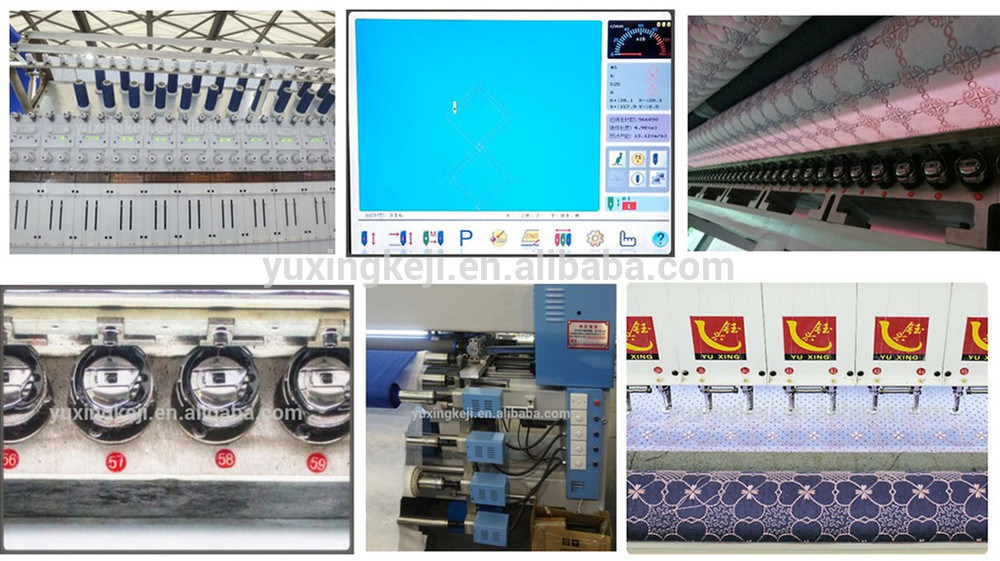 Computerized Multi Head Quilting Embroidery Machine for Garments