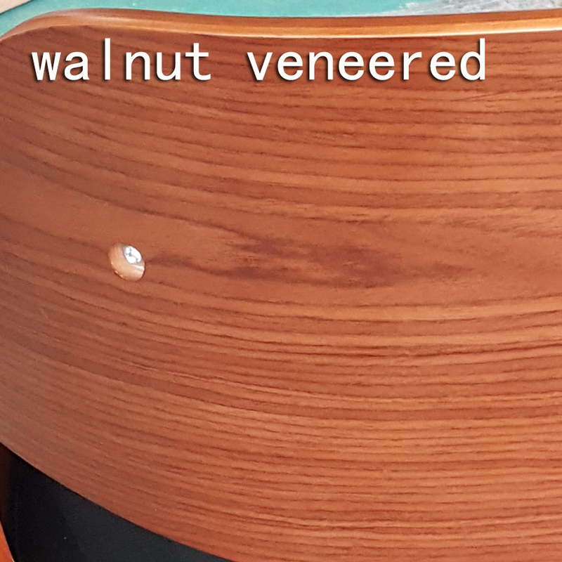 Retro Walnut Veneered Plywood Dining Chair (Wt-2839-4)