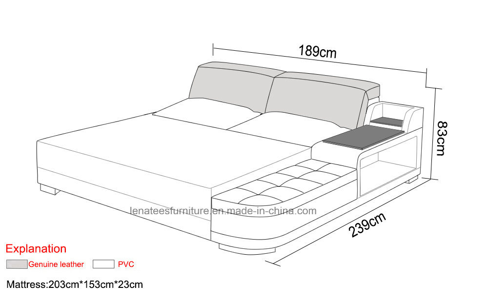 Lb8820 Comfortable Big Side Board Design Bedroom Modern Furniture