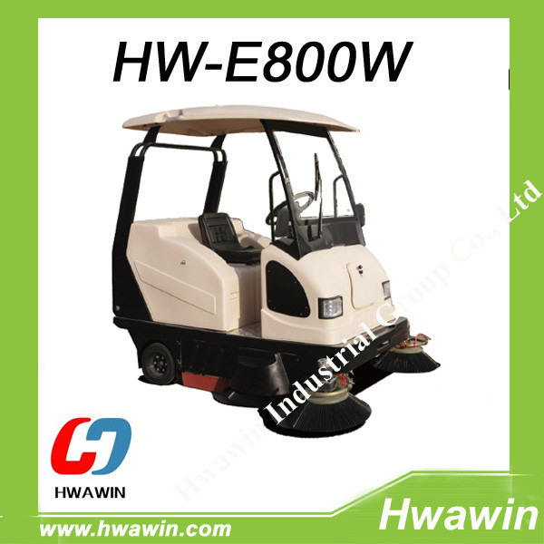 Road Cleaning Sweeper with Golf Car Roof and Front Windshield