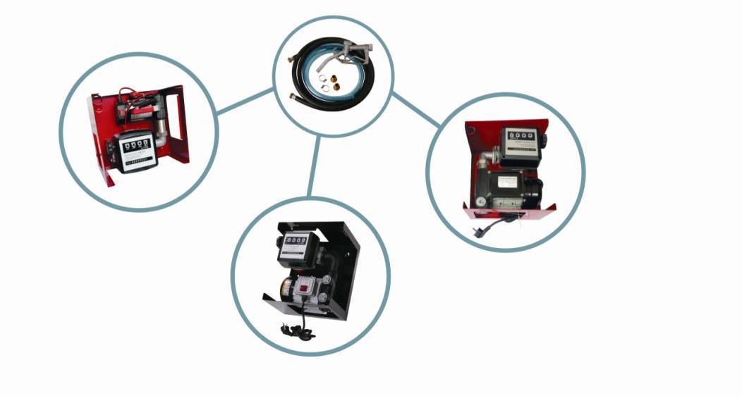 DC 12V, 24V Electric Gear Oil Pump Unit for Diesel Transfer with Rotary Gear Pump