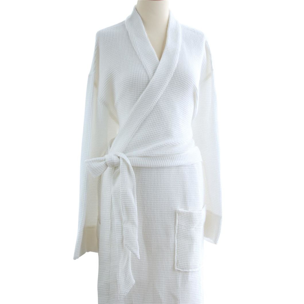 Hotel & Resorts Cotton Waffle Bathrobe with Customized Logo