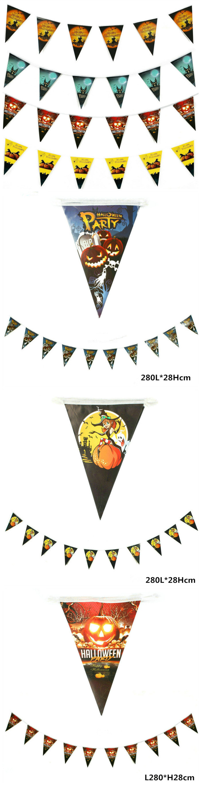 Popular Beauty Girls Paper Pennants, Flag Banner for Theme Party