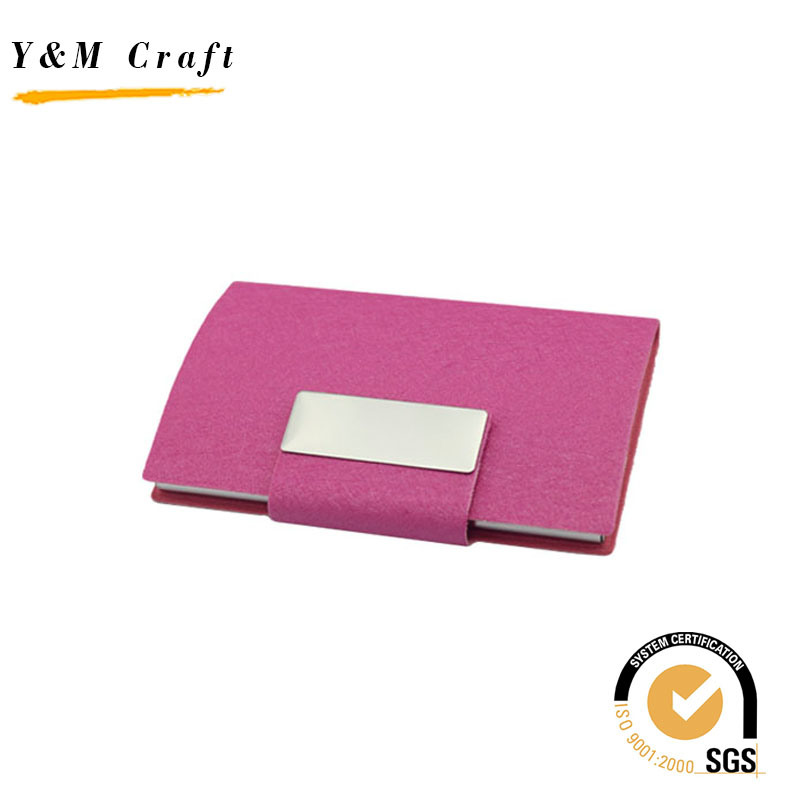 Top Grade PU Leather Business ID Credit Name Card Holder