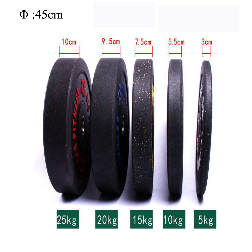 High Quality Black with EPDM Flecks Rubber Bumper Plate