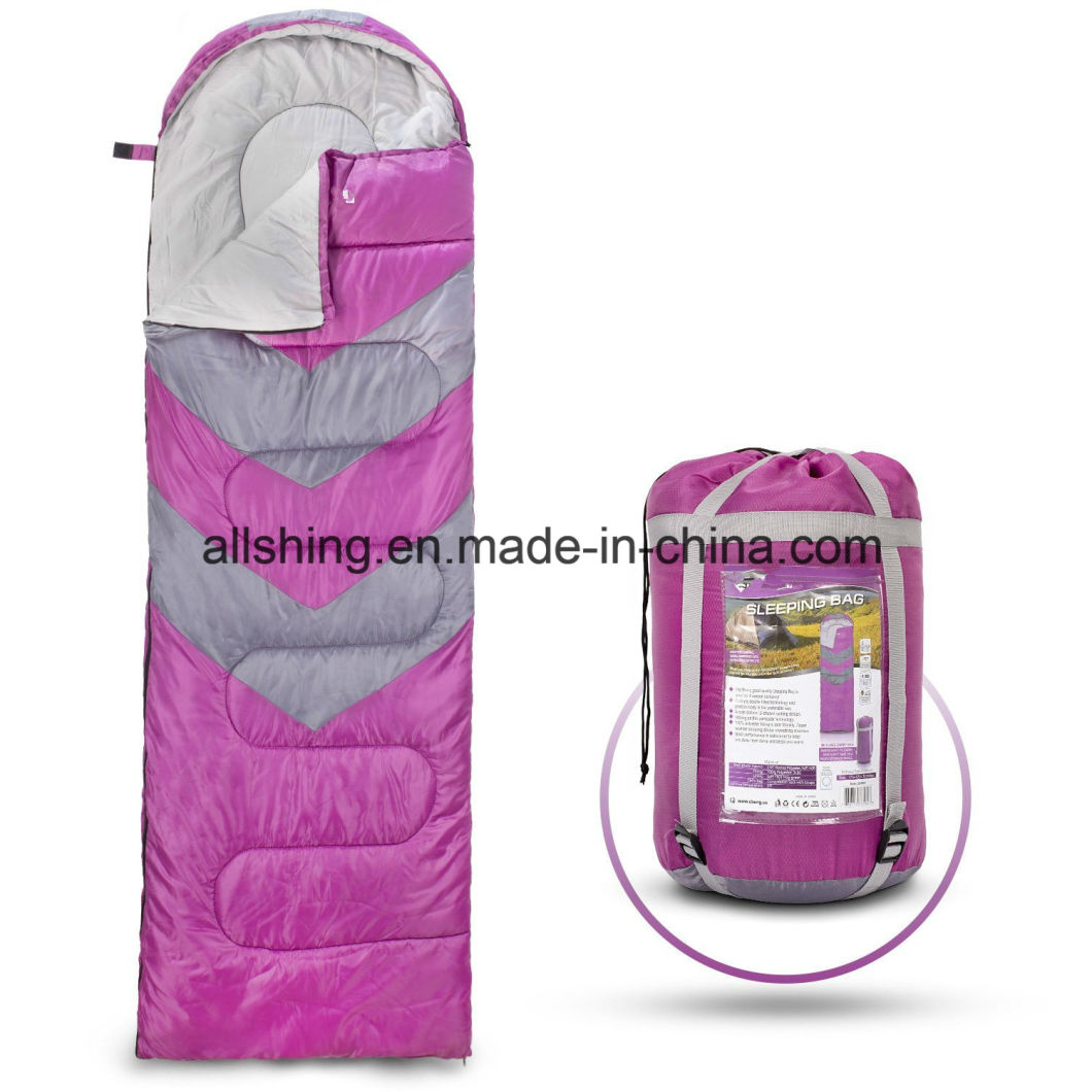 Outdoor Camping Sleeping Bag with Compression Sack