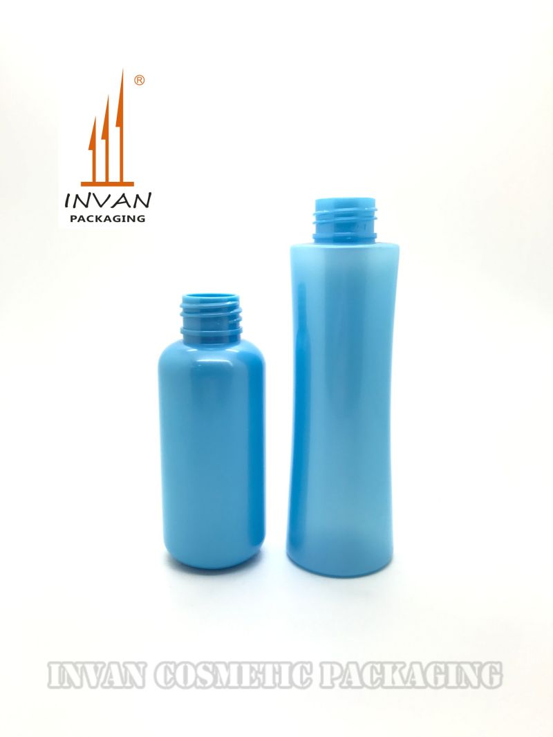 Ocean Blue 80ml and 120ml Cosmetic Bottle Pet Bottle Plastic Bottle Lotion Bottle