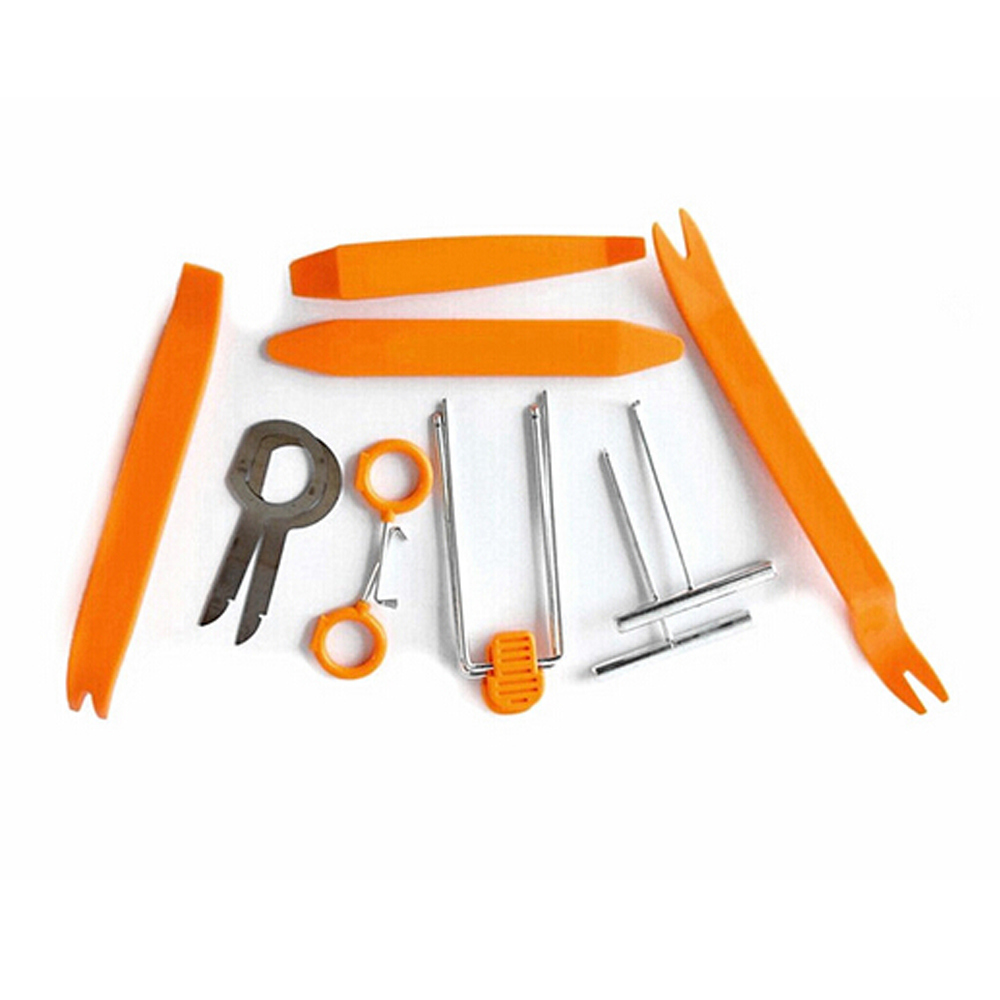 Car DVD Player Stereo Refit Tools Interior Plastic Trim Panel Dashboard Installation 12PCS Kit Car Removal Tools