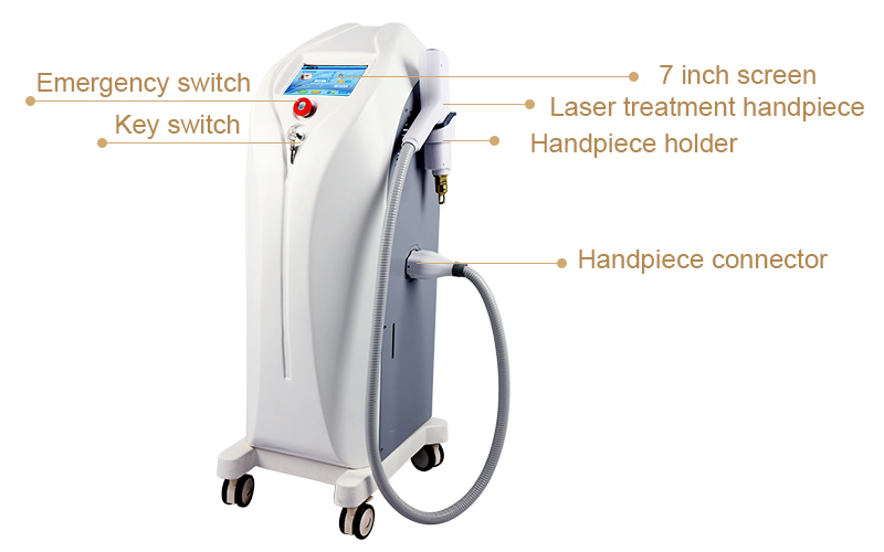 Q Switched ND YAG Laser Machine Tattoo Removal