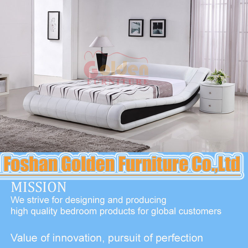 New Arrive! Designed Modern Leather Beds for Bedroom