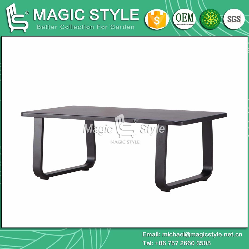 Modern Outdoor Coffee Table Patio Aluminum Cafe Tea Table Garden Tea Table Patio Tea Table Furniture