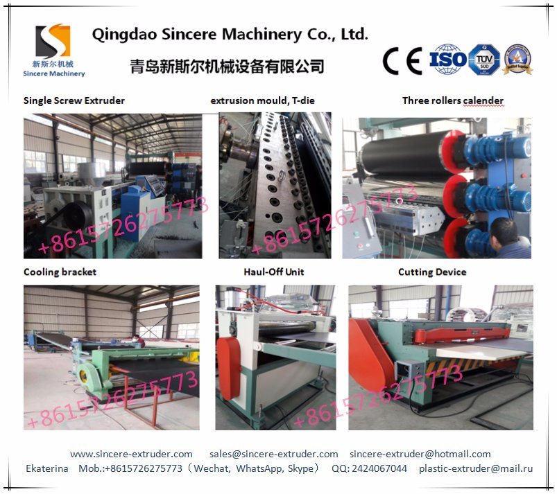 PP PS Pet PMMA ABS PE Thermoformed Plate Extrusion Production Line