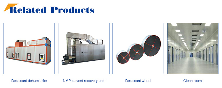 Desiccant Wheel Dehumidifier with Silica Gel Rotor