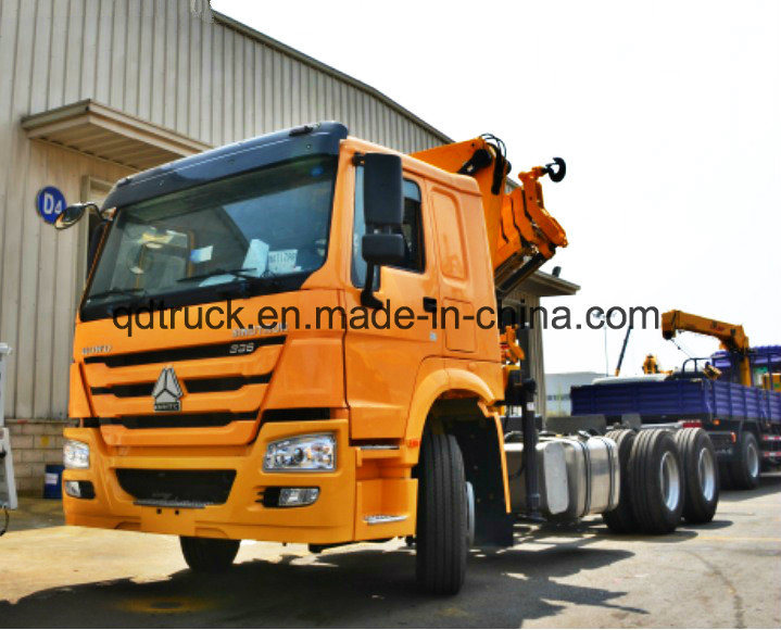 8-12 tons HOWO lorry truck-mounted crane, lorry truck