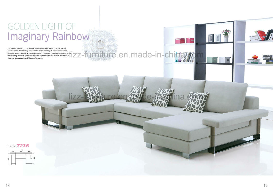 Leisure Furniture Sectional Fabric Corner Sofa