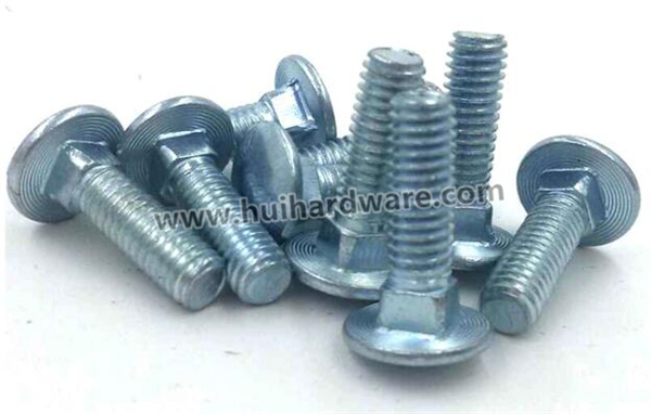 Zinc Plated Round Head Square Neck Carriage Bolt DIN603