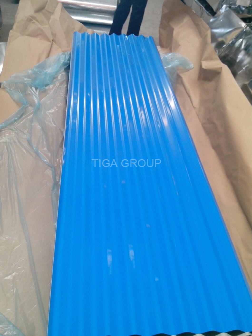 Corrugated Color Metal Roofing Wavy PPGI/PPGL Roof Sheets
