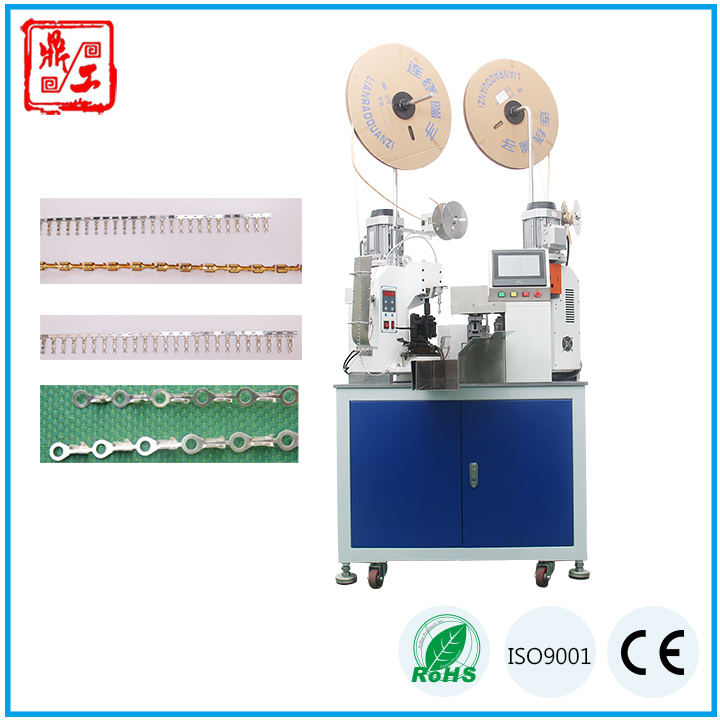 Automatic CNC Terminal Crimping Machine with Cutting Stripping Twisting Function