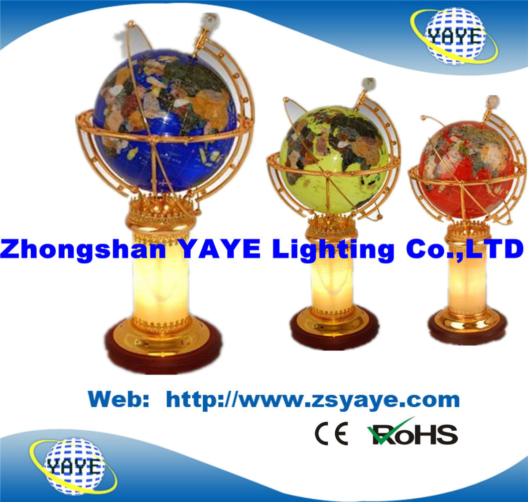 Yaye 18 Hot Sell Ce/ RoHS Lighting Gemstone Globe / Gemstone Globes / World Globes with Lighting