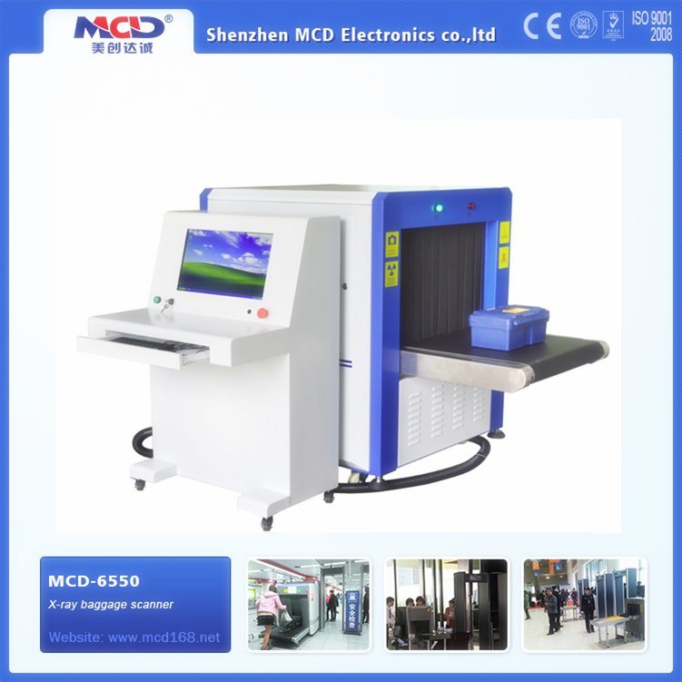 Airport Security X Ray Baggage & Parcel Scanner/High Quality Station X-ray Detector Machine Mcd-6550