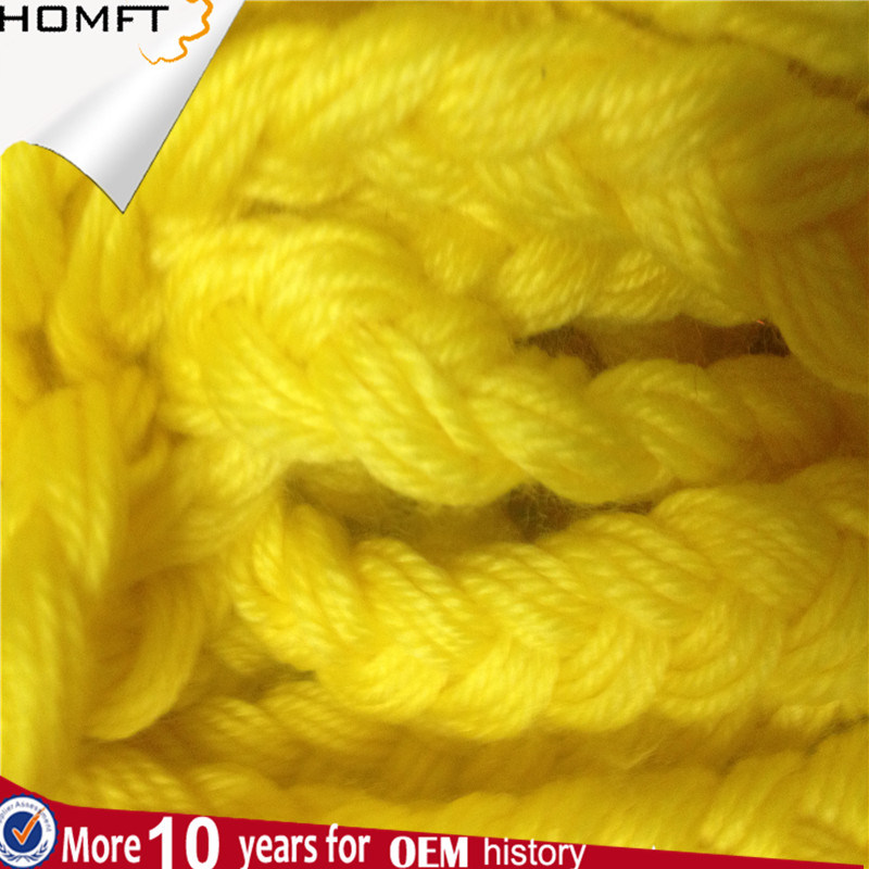 Yellow Flat CottonÂ  String Braided Rope/Cord
