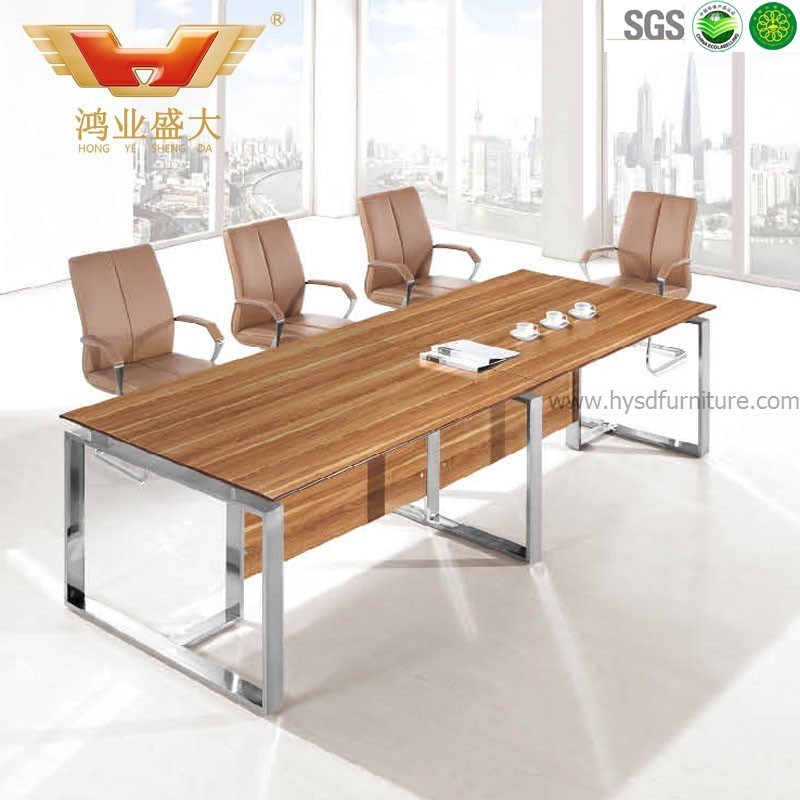 Modern Melamine Office Furniture Conference Table Meeting Table (HY-H03)