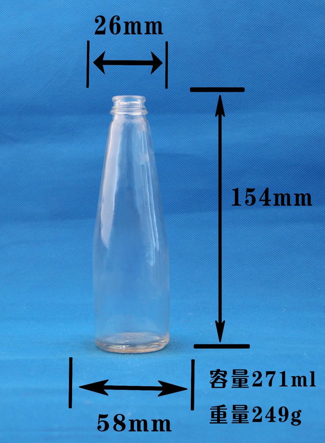 Wholesale Round Glass Bottle for Juice Factory Price
