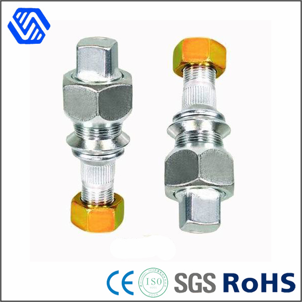 Colored Zinc-Plated Wheel Bolt and Nut