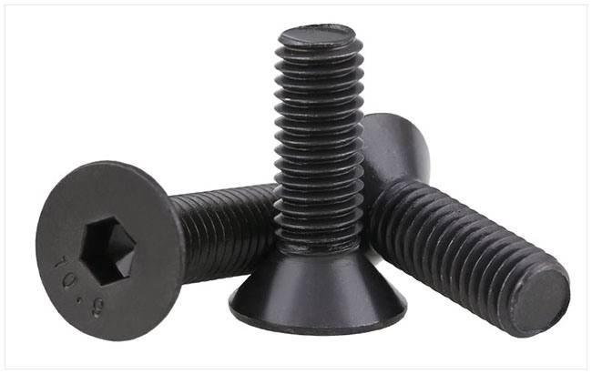 Black Oxide Grade 10.9 Csk Socket Cap Machine Screw