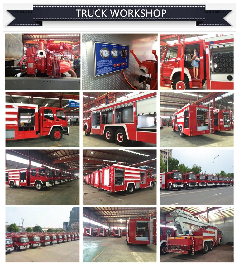 China Telescopic Boom Fire Truck, 18m Aerial Fire Fighting Rescue Equipments