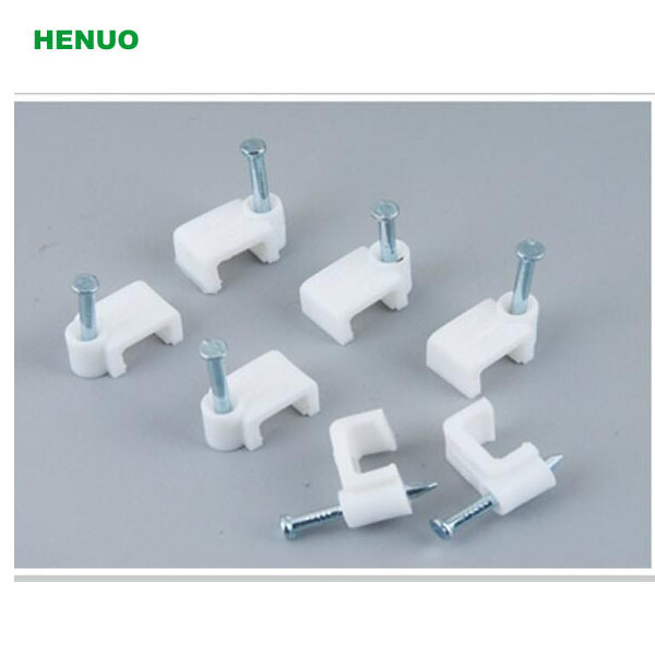 Nail Plastic Wall Round or Flat Cable Clips