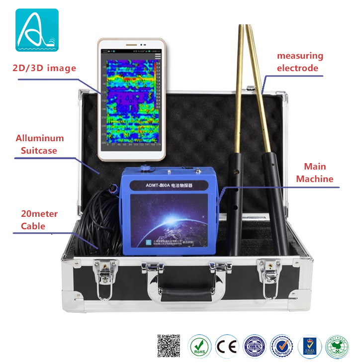 High Accuracy Mobile Phone Mapping Used Gold Underground 3D Metal Detector