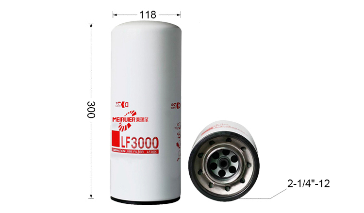 China Supplier Truck Parts Oil Filter for Cummins Engine Lf3000