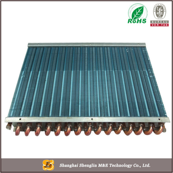 Blue Aluminum Fin Copper Tube Condenser (FP)