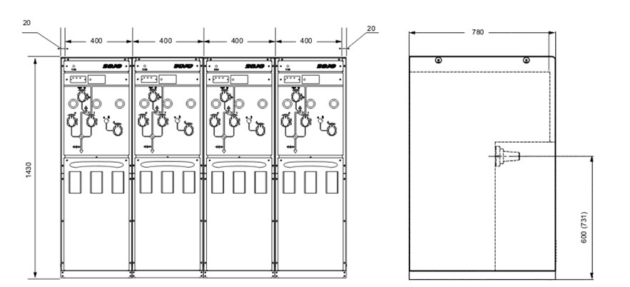 Hxgs Solid Insulated Electrical Switchgear (RMU)