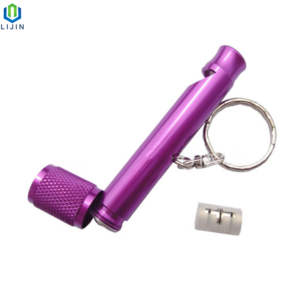 Mini Promotion Gift Whistle Key Chain LED Flashlight