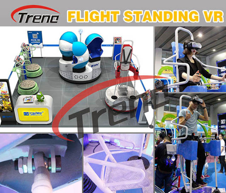 China Suppliers Zhuoyuan Stand up Flight Virtual Reality Applications