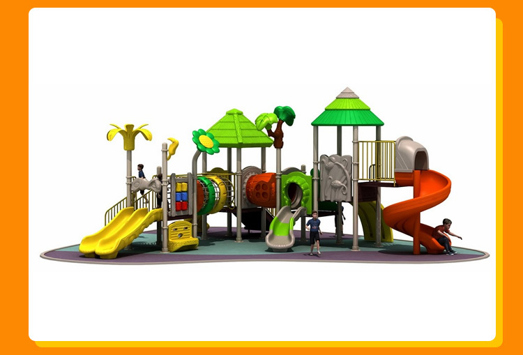 Newest Amusement Park Indoor Outdoor Playground Plastic Slides Structure for Kids