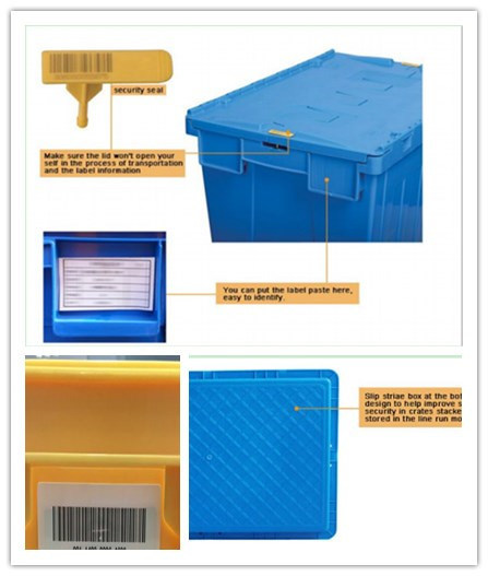 Heavy Duty Small Plastic Crates for Sale