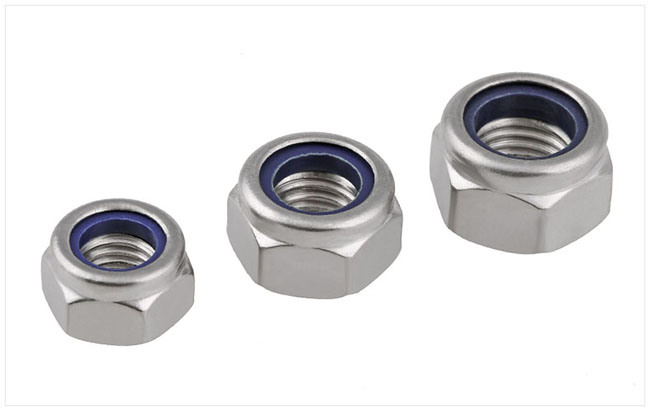 DIN 985 Stainless Steel 304 A2-70 Hex Nylon Lock Nut