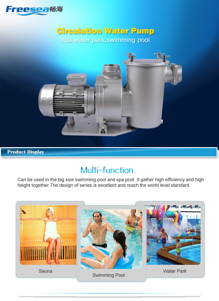 New Style Swimming Pool Stainless Steel High Power Water Pump