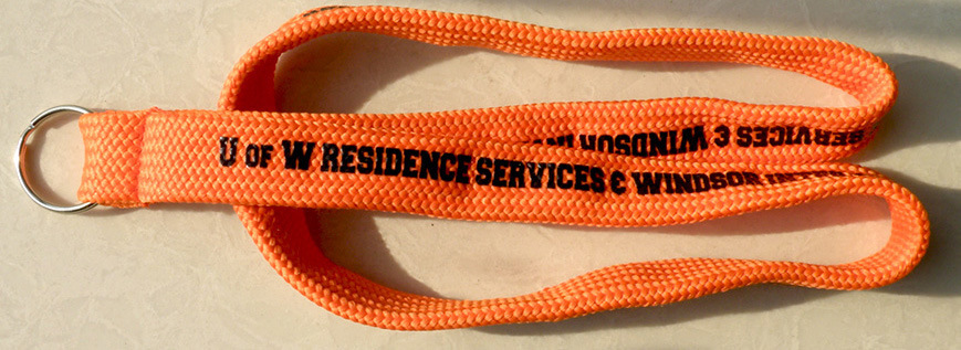 Promotional Custom Heat Transfer Printed Neck Lanyard Ribbon Strap