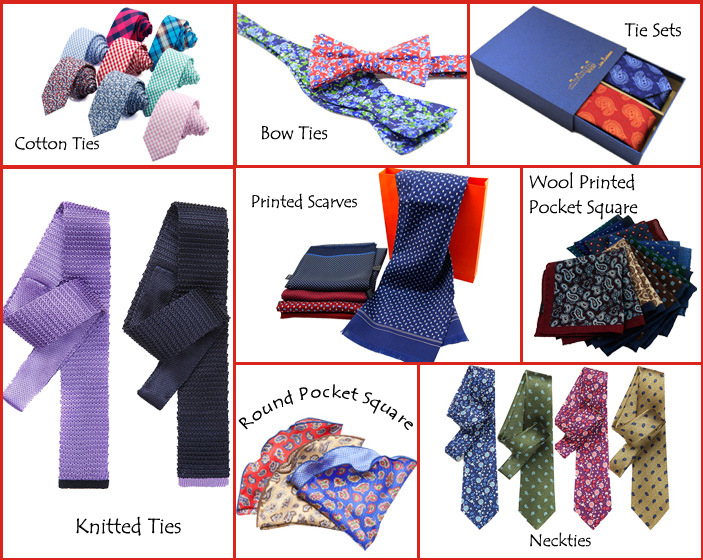 100% Silk Jacquard Woven Men Gift Necktie Set