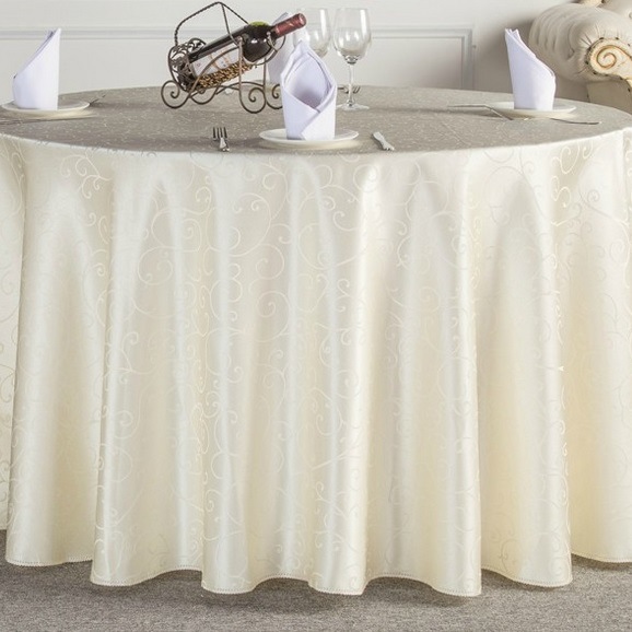 Cheap Price and High Quality Polyester Table Cloths (JRD642)