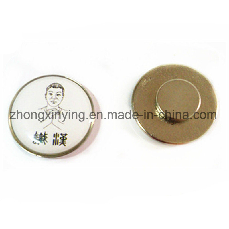 Rubber Coated Magnet Badges for Decoration & ID Authentication