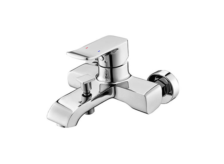 Luansen New Design Double Handle Brass Basin Mixer Faucet