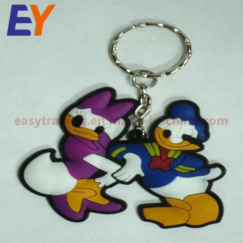 Hot Selling Custom Cartoon Figure PVC Keychain