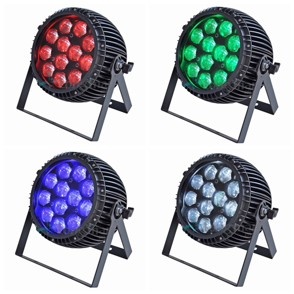 12PCS 15W RGBW Zoom LED PAR Stage Lighting Equipment